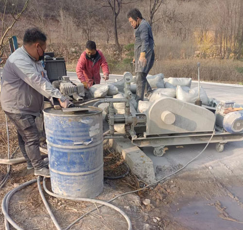 利津路面下沉注浆